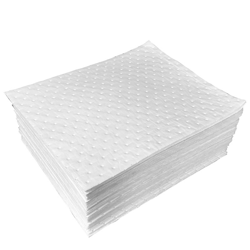 Cheap chemical absorbent pads